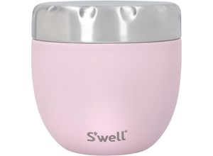 5057982095710 - Thermoschüssel SWELL S’well Pink Topaz Eats 2-in-1 Food Bowl Schüsseln Gr B H 12 cm x 12 cm pink (pink topaz) Thermoschüsseln Therma-Swell-Technologie mit dreischichtiger Außenschale