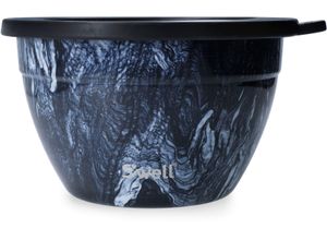 5057982097073 - Salatschüssel SWELL Swell Onyx Salad Bowl Kit 19L Schüsseln Gr B H 21 cm x 12 cm blau (azurit marmor) Therma-Swell-Technologie vakuumisolierten Außenschale