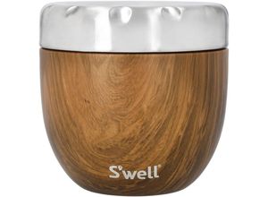 5057982097141 - Swell Thermobehälter Calacatta Swell Eats 2-in-1 Essensschale Edelstahl (1-tlg) VAKUUM-ISOLIERTE KONSTRUKTION 363 ml braun