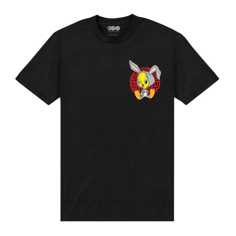 5059029176352 - Tweety - Year Of The Rabbit T-Shirt schwarz in XXL