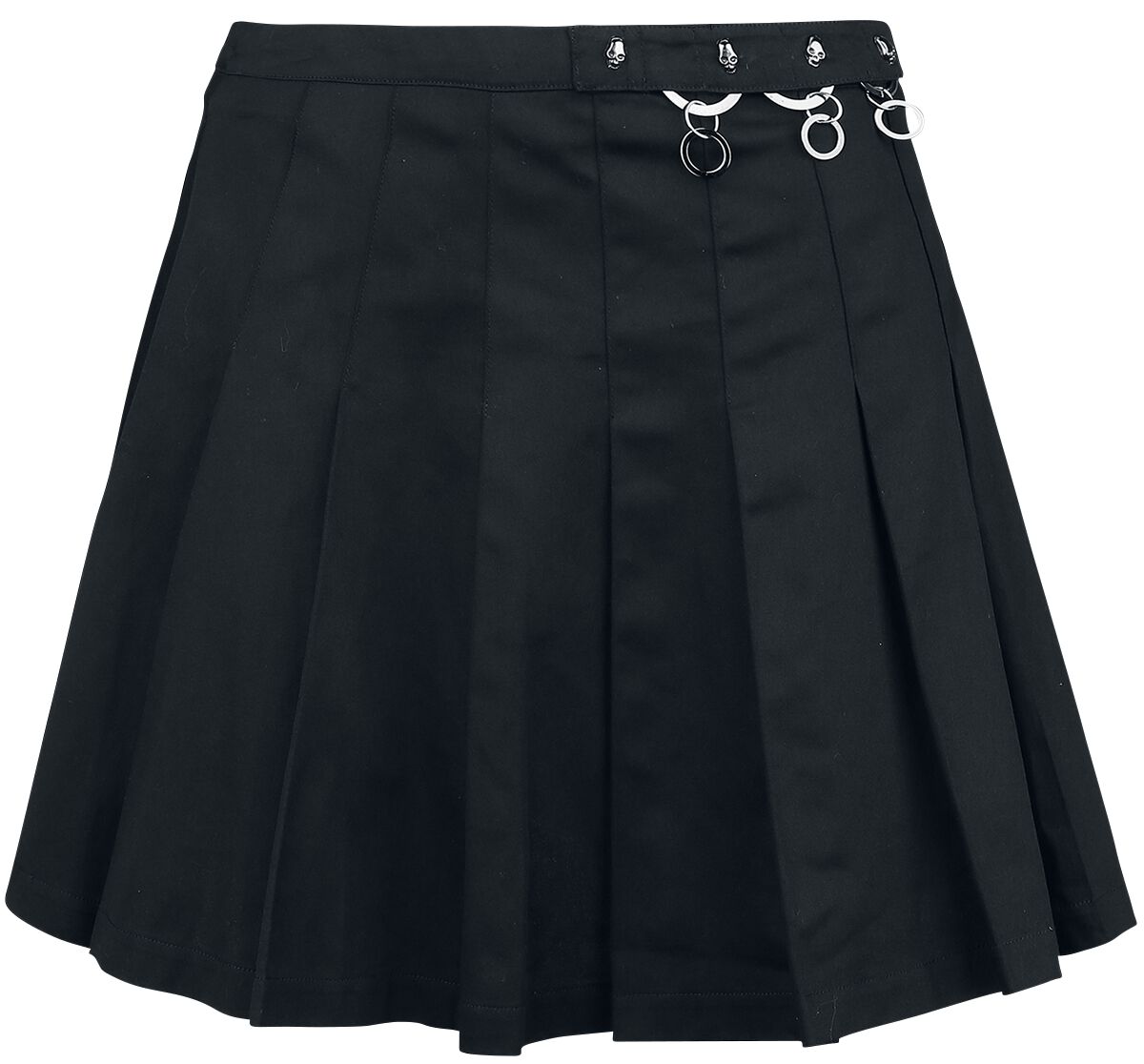 5059075066775 - Pleated Ring Skirt Kurzer Rock schwarz in XS 5059075066775 - Pleated Ring Skirt Kurzer Rock schwarz in XS