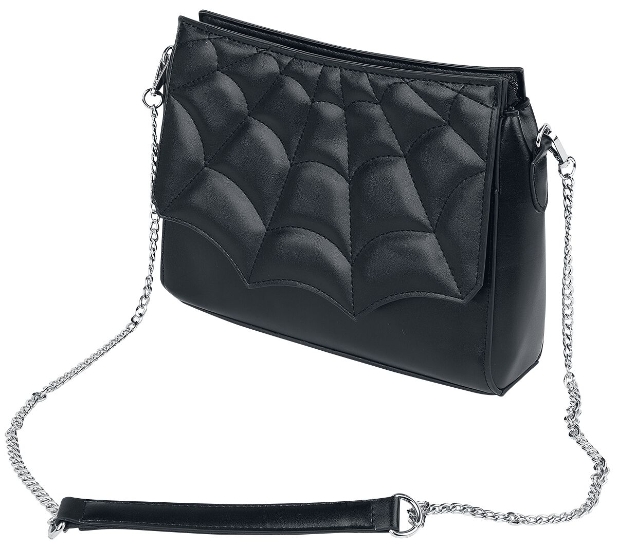 5059075097878 - Mabris Shoulder Bag Handtasche schwarz silberfarben