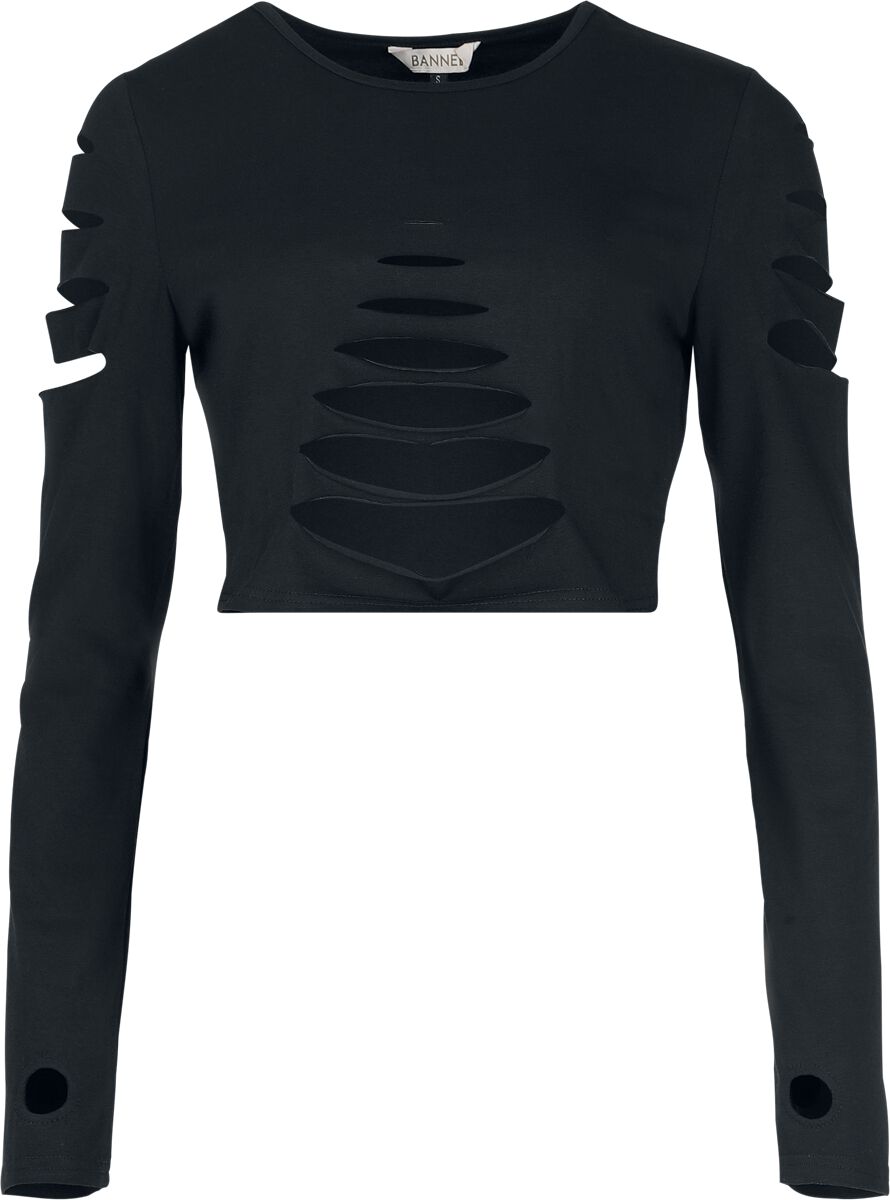 5059075314401 - Chantrea Top Langarmshirt schwarz in M 5059075314401 - Chantrea Top Langarmshirt schwarz in M