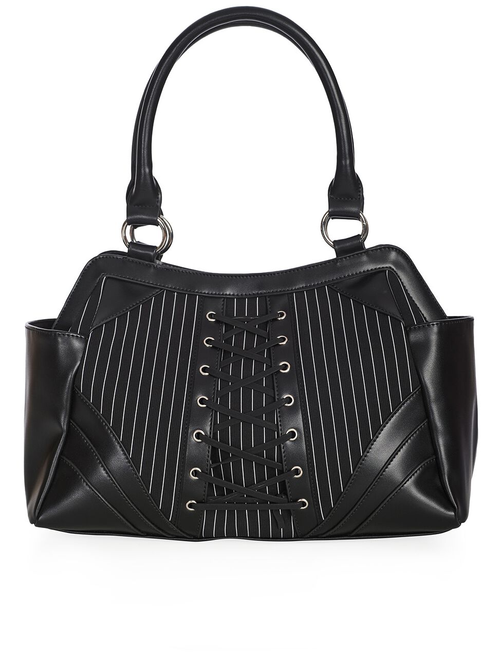 5059075344910 - Black Core Pinstripe Handtasche schwarz