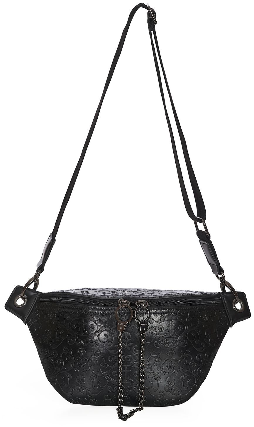 5059075344934 - Damien Embossed Gürteltasche schwarz