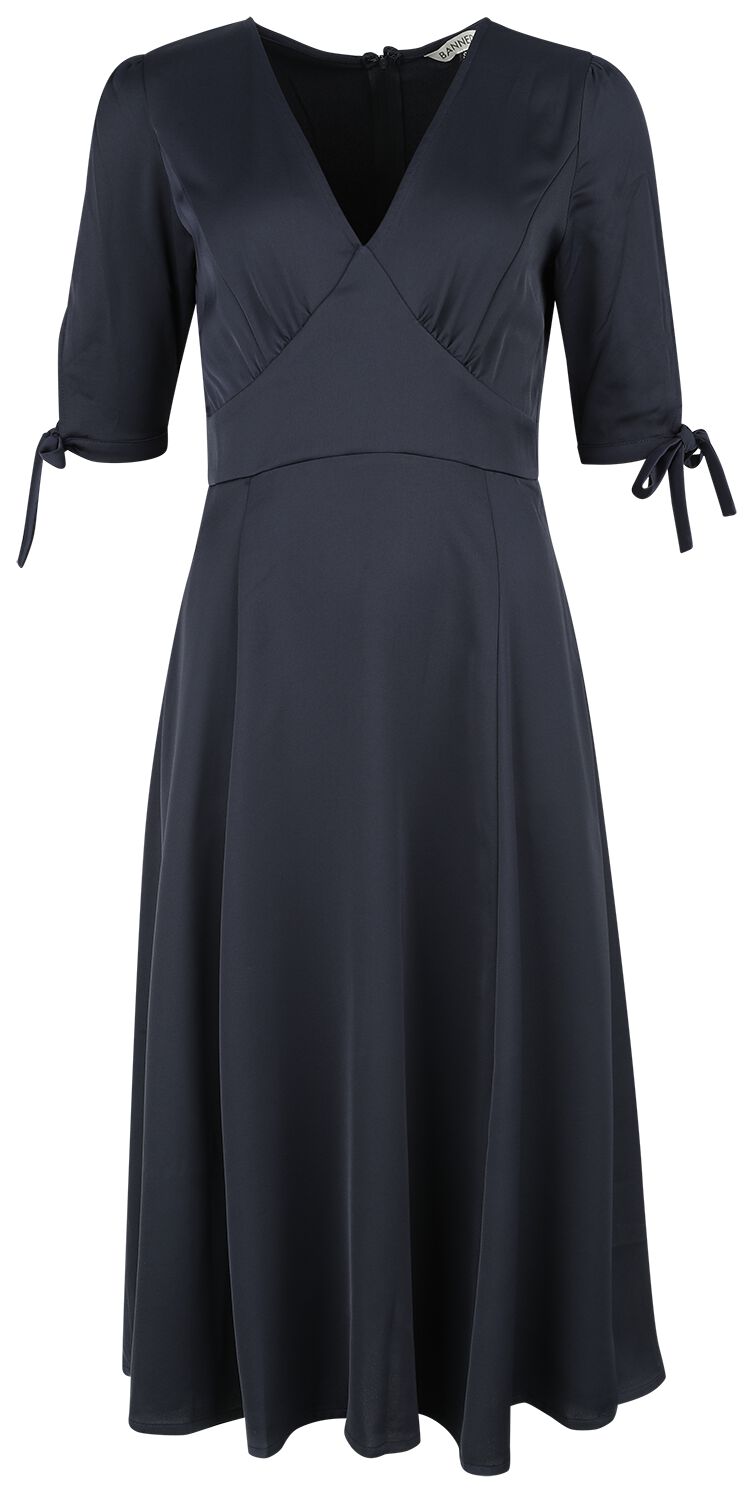 5059075350621 - Bella Swing Dress Mittellanges Kleid blau in XS