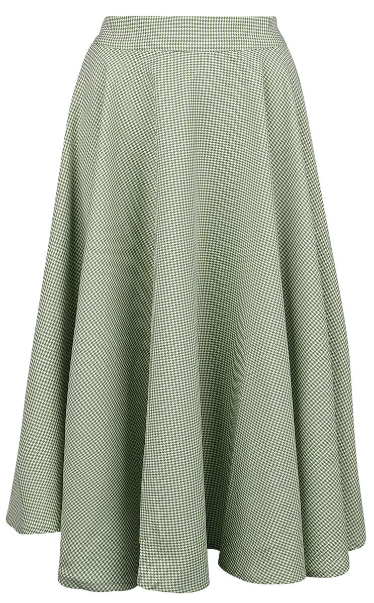 5059075362662 - Saling Breeze Swing Skirt Mittellanger Rock grün in XS