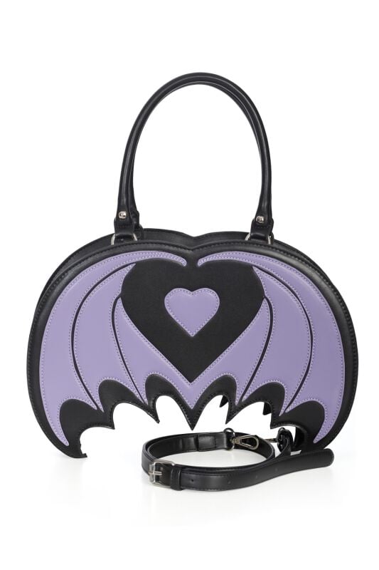 5059075383674 - Cosmo Bat Handtasche schwarz lila