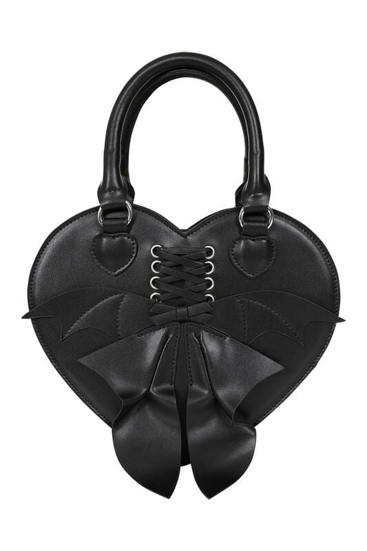 5059075415757 - Glamorama Heart Shaped Handtasche schwarz