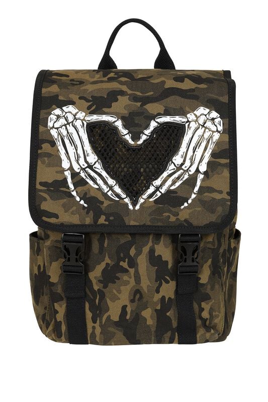 5059075415795 - Darkest Love Camo Rucksack camouflage