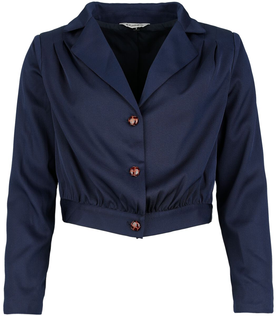 5059075431603 - Robyn Plain Jacket Blazer blau in XL 5059075431603 - Robyn Plain Jacket Blazer blau in XL