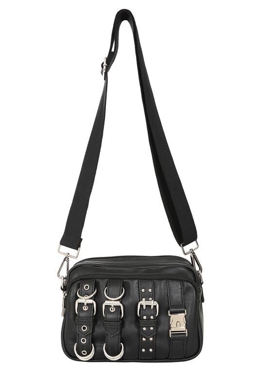 5059075455234 - Electric Soul Handtasche schwarz silberfarben