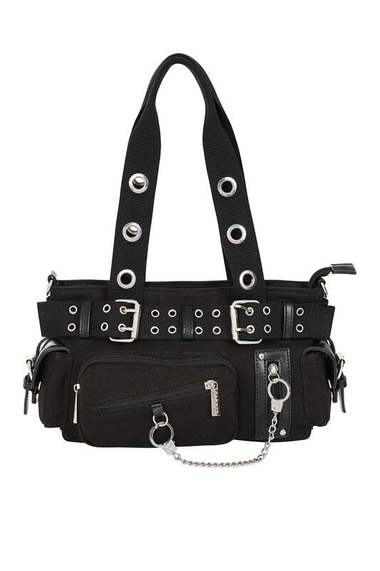 5059075455258 - Fang Flicker Handtasche schwarz silberfarben 5059075455258 - Fang Flicker Handtasche schwarz silberfarben