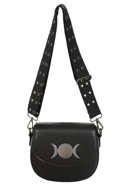 5059075455272 - Eternal Dusk Handtasche schwarz silberfarben