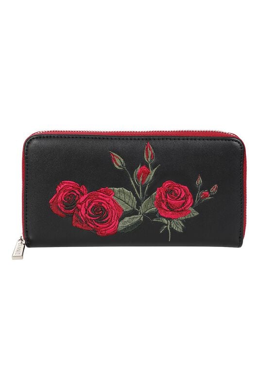 5059075455425 - Rose Garden Geldbörse schwarz rot 5059075455425 - Rose Garden Geldbörse schwarz rot