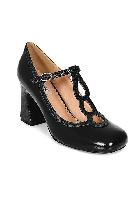 5059075456477 - Mod Muse T-Strap Heels High Heel schwarz in EU41