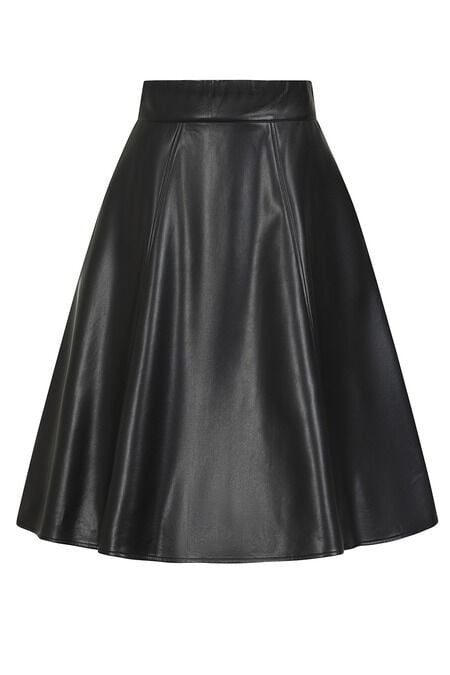 5059075459980 - Daphne Skirt Mittellanger Rock schwarz in L
