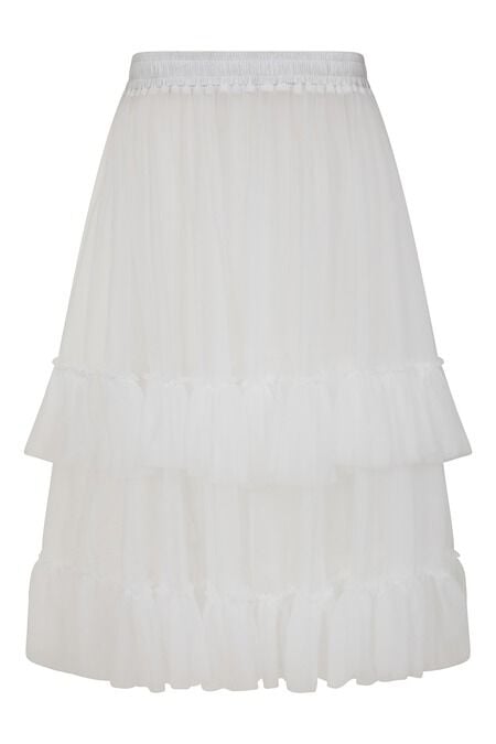 5059075460917 - Mia Petticoat Mittellanger Rock weiß in XS-S