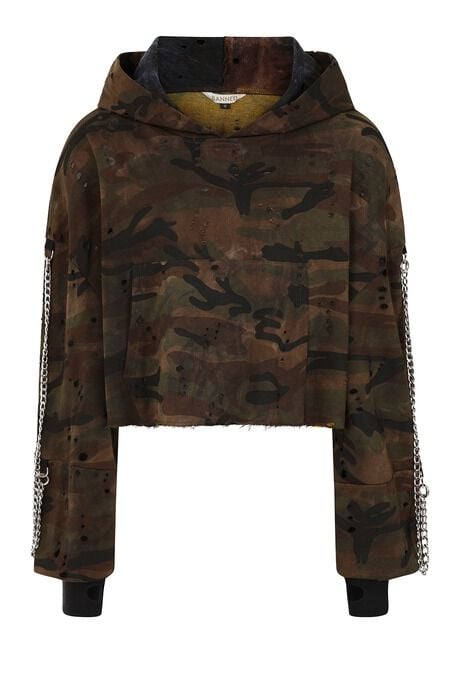 5059075473474 - Fable Hoodie Kapuzenpullover braun in L