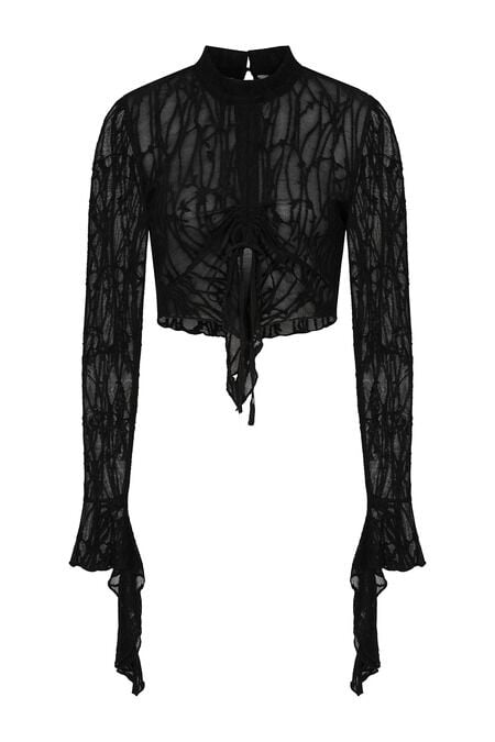 5059075474624 - Abyssia Top Bluse schwarz in XL