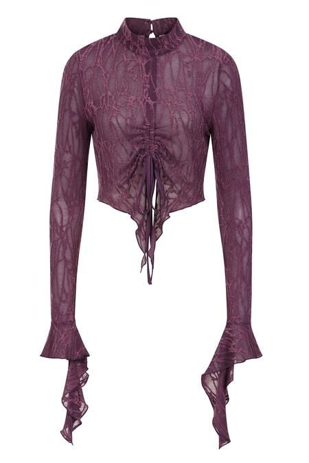 5059075474662 - Abyssia Top Bluse lila in M