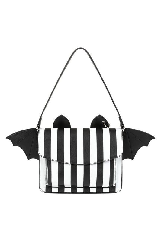 5059075494905 - Catacomb Bat Handtasche schwarz weiß 5059075494905 - Catacomb Bat Handtasche schwarz weiß