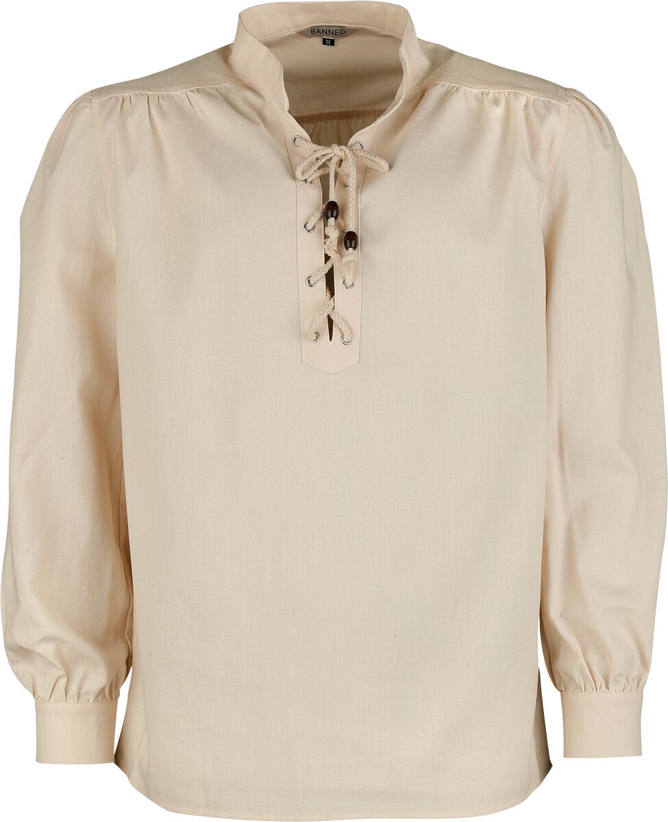 5059075495209 - Medieval Shirt Nature Hemd natur in M 5059075495209 - Medieval Shirt Nature Hemd natur in M