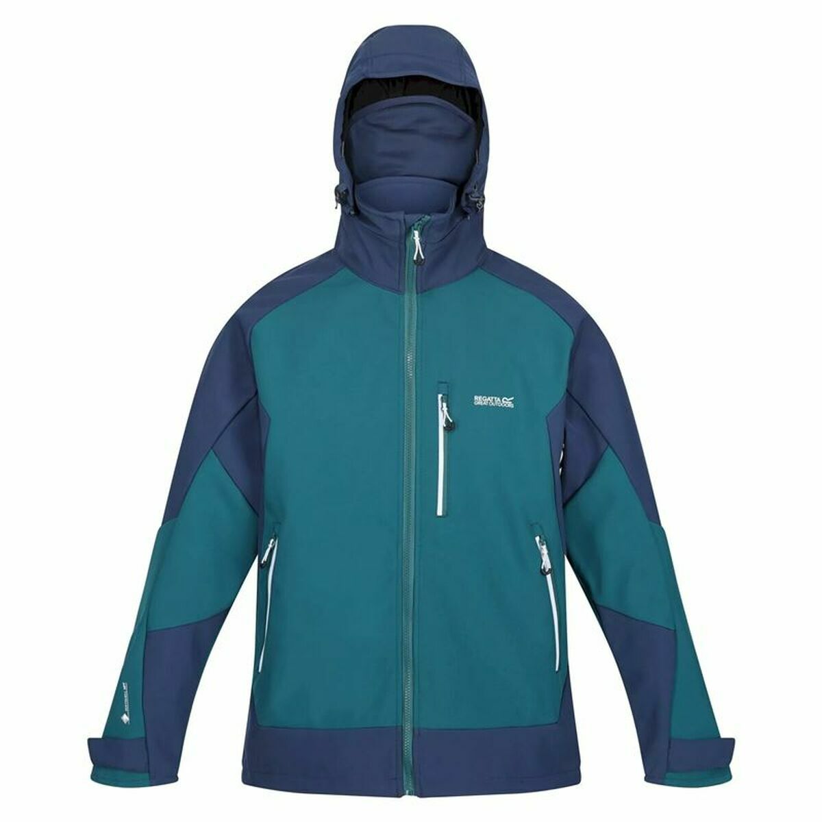 5059404778485 - Sportjackefür Herren Hewitts VII Blau grün Kapuze