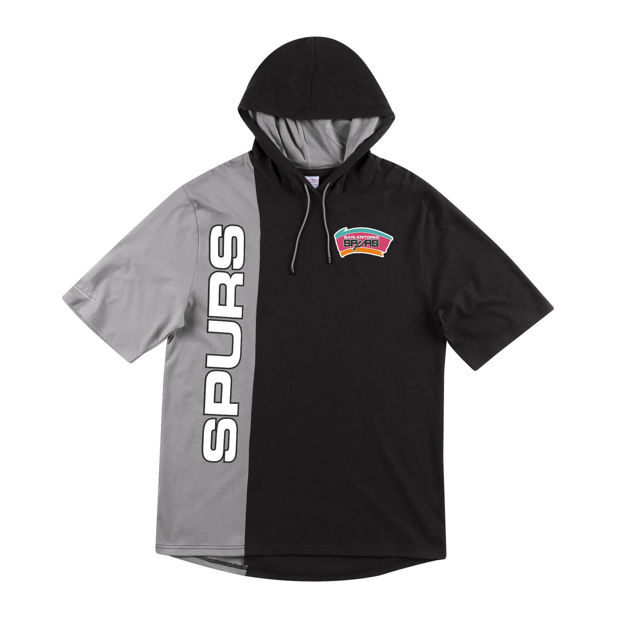 5059427001621 - Kurzarm-Kapuzenpulli San Antonio Spurs split