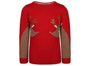 5059477452619 - Tom Joule® - Strickpullover GEGEE – REINDEER in rot Gr110