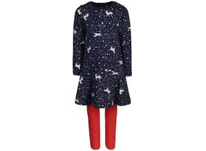 5059477674813 - Tom Joule® - Langarmkleid IONA - HORSE mit Leggings in navy Gr98