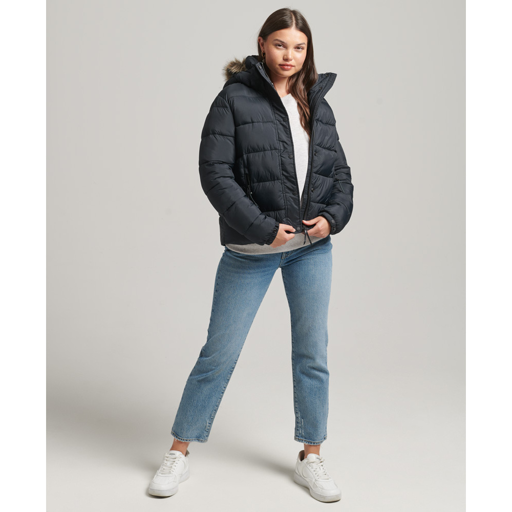 5059726026479 - Daunenjacke mit Kapuze Damen Superdry 5059726026479 - Daunenjacke mit Kapuze Damen Superdry