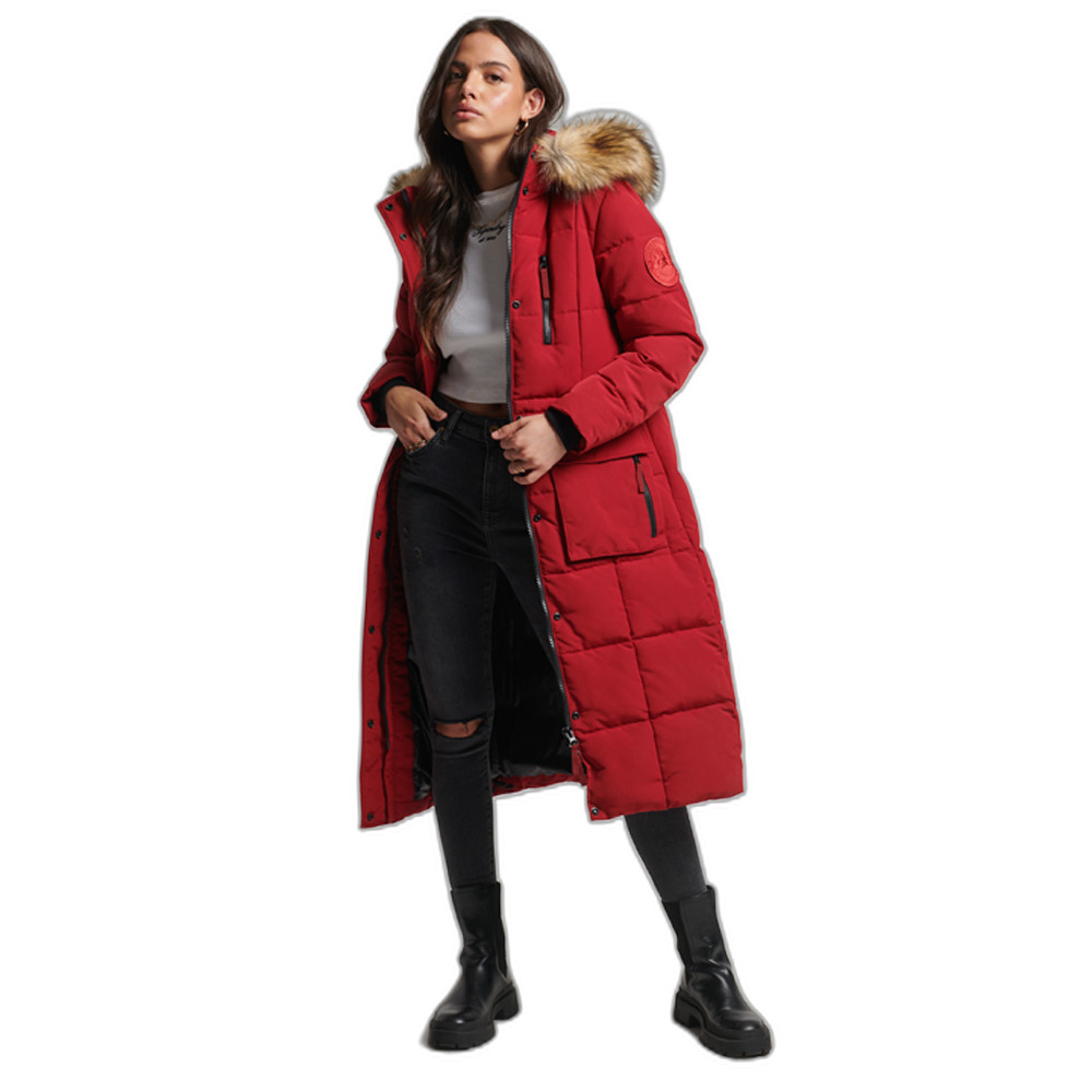 5059726288105 - Lange Daunenjacke mit Kunstpelzbesatz für Damen Everest