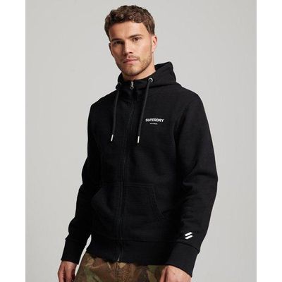 5059726449520 - Herren Core Sport Kapuzenjacke Schwarz - Größe S