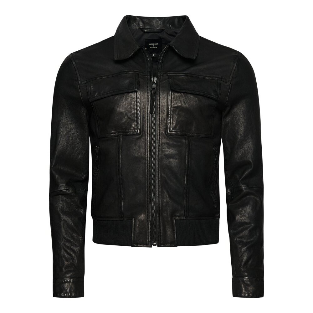 5059726475314 - Lederjacke im Stil der 70er Jahre Superdry 5059726475314 - Lederjacke im Stil der 70er Jahre Superdry