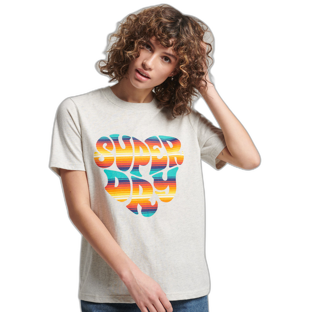 5059726494469 - Fleece-T-Shirt Damen Vintage Scripted