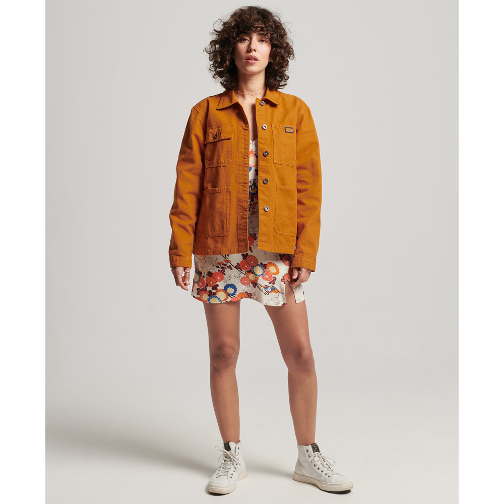 5059726561352 - Jacke aus Bio-Baumwolle Frau Vintage Chore 5059726561352 - Jacke aus Bio-Baumwolle Frau Vintage Chore