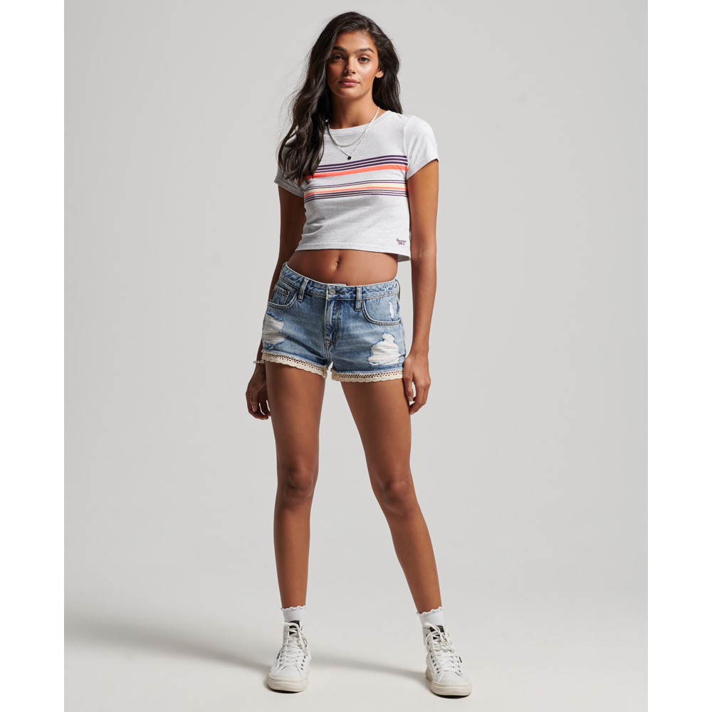 5059726657963 - Denim Shorts für Damen Superdry