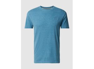 5059726789626 - Herren Essential T-Shirt aus Bio-Baumwolle mit Logo Blau - Größe L