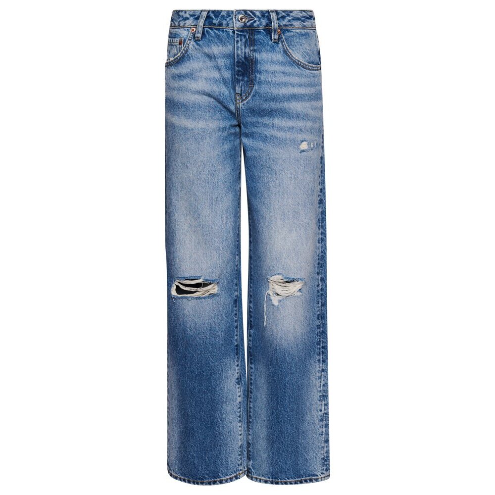 5059726921064 - Weite halbhohe Jeans aus Bio-Baumwolle Damen Superdry