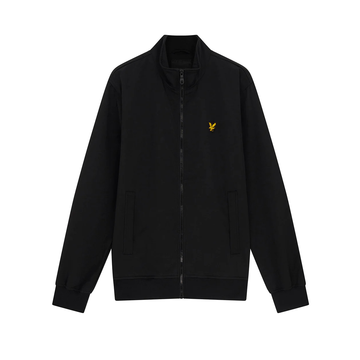 5059775187428 - Jacke mit Kaminkragen aus Strick Lyle & Scott