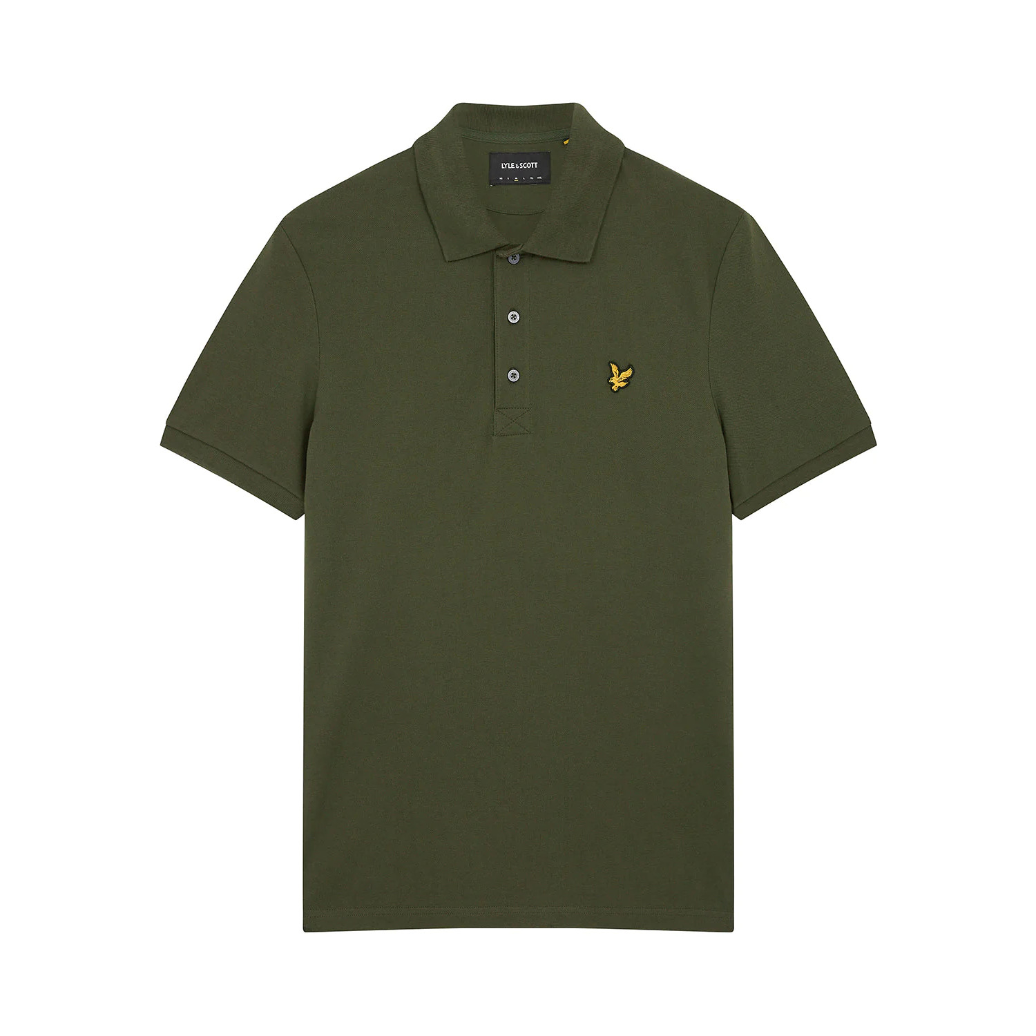 5059775234221 - Einfarbiges Poloshirt in großen Größen Lyle & Scott