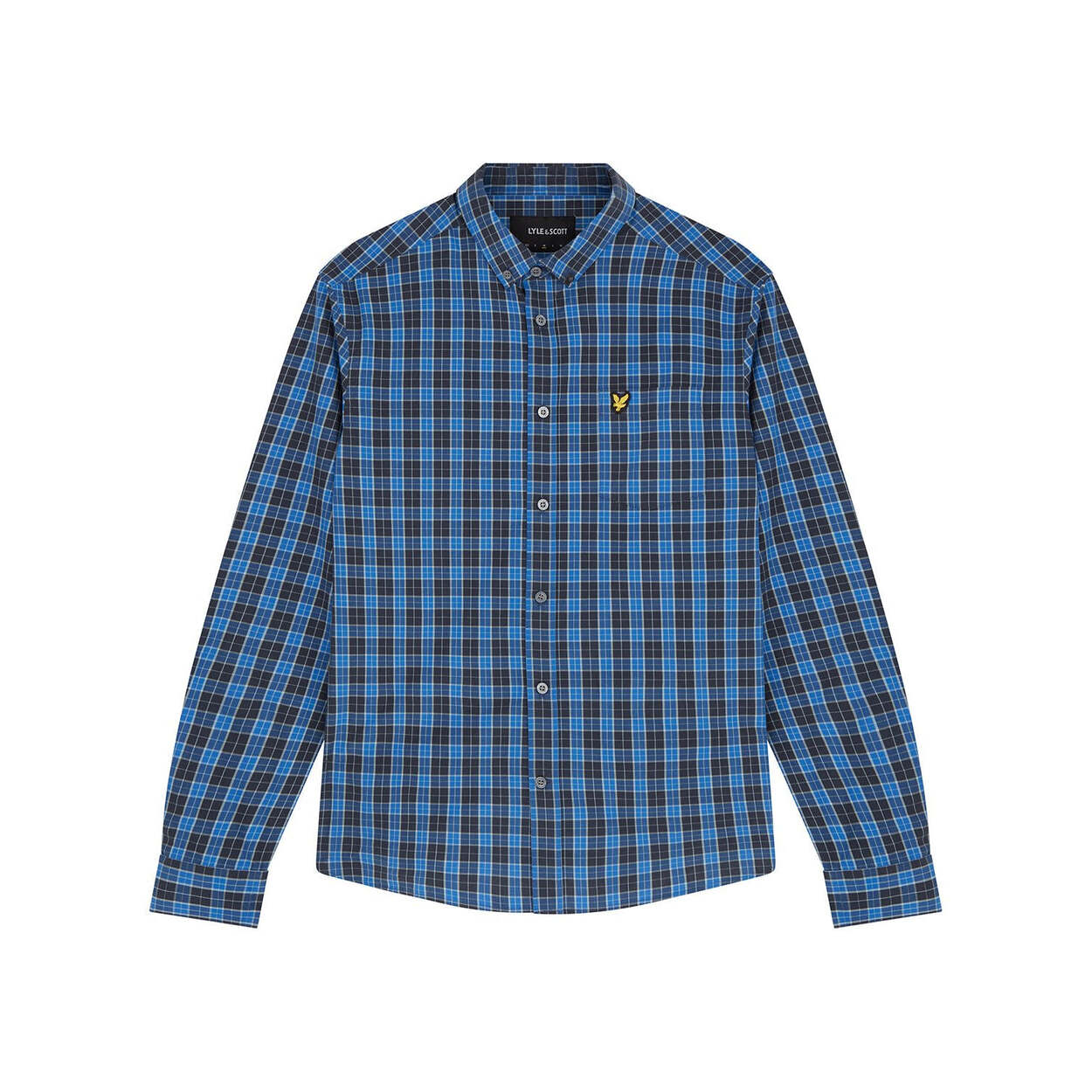 5059775280198 - Kariertes Hemd mit langen Ärmeln aus Popeline Checked Poplin