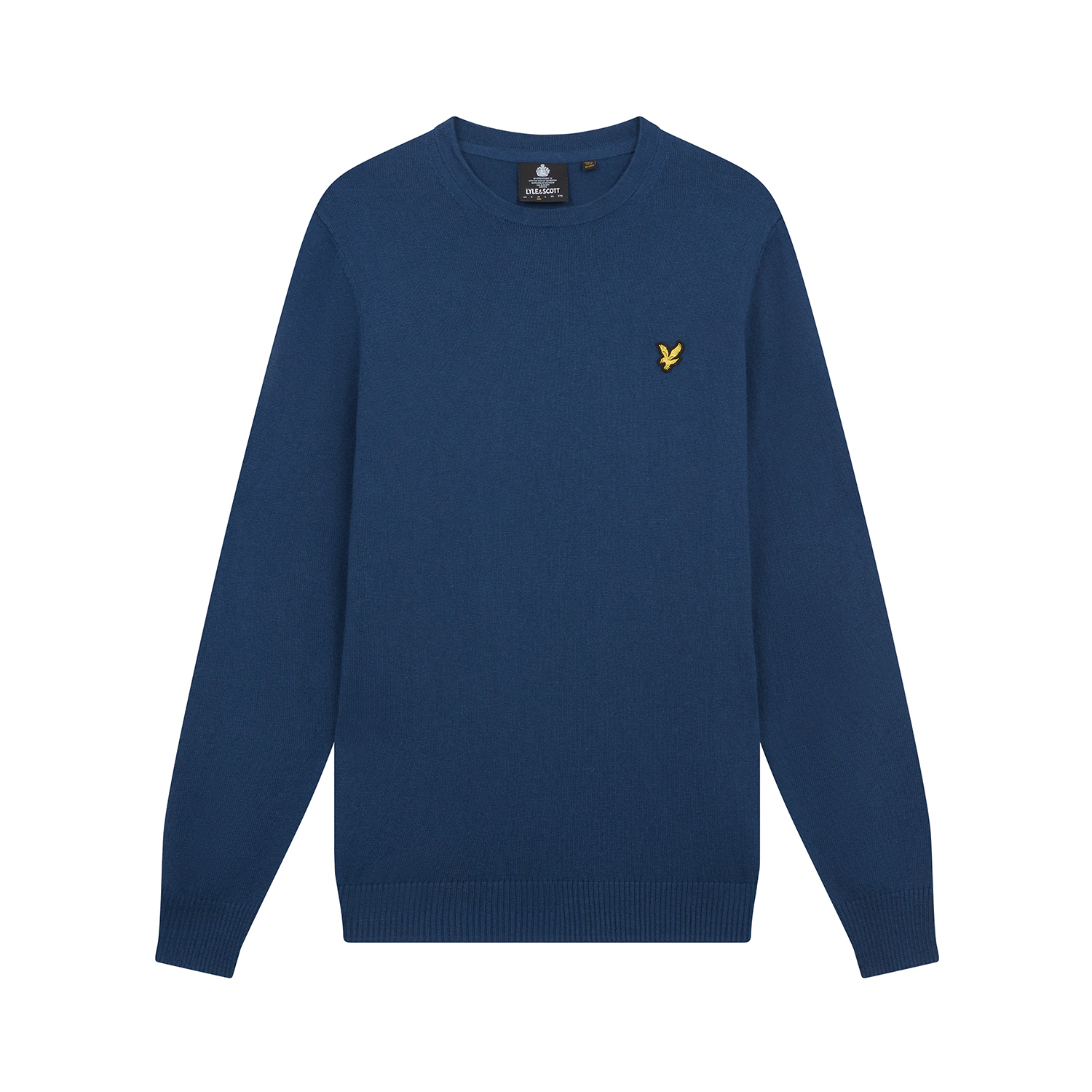 5059775365468 - Pullover mit Rundhalsausschnitt aus Merino-Baumwolle Lyle & Scott