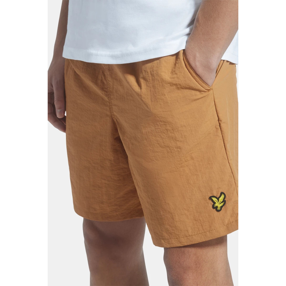 5059775464741 - Unifarbene Badeshorts Lyle & Scott