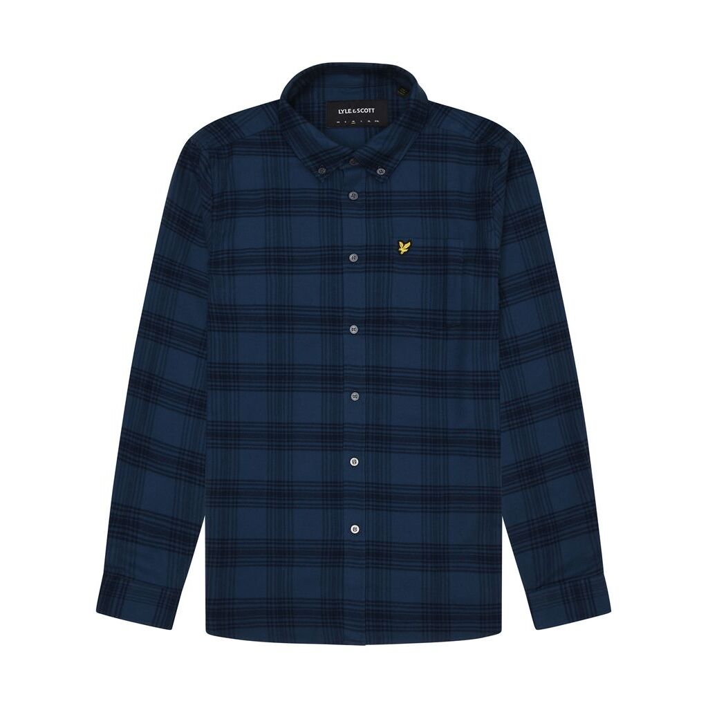 5059775768467 - Kariertes Flanellhemd Lyle & Scott 5059775768467 - Kariertes Flanellhemd Lyle & Scott