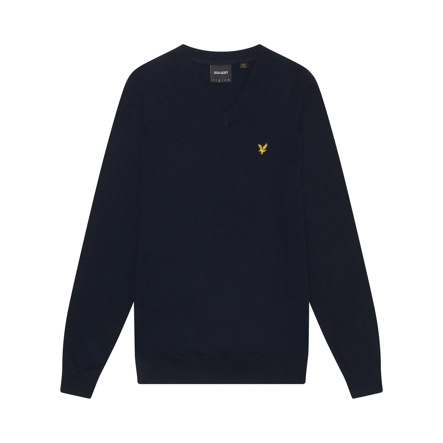 5059775850896 - Pullover mit V-Ausschnitt aus Merino-Baumwolle Lyle & Scott