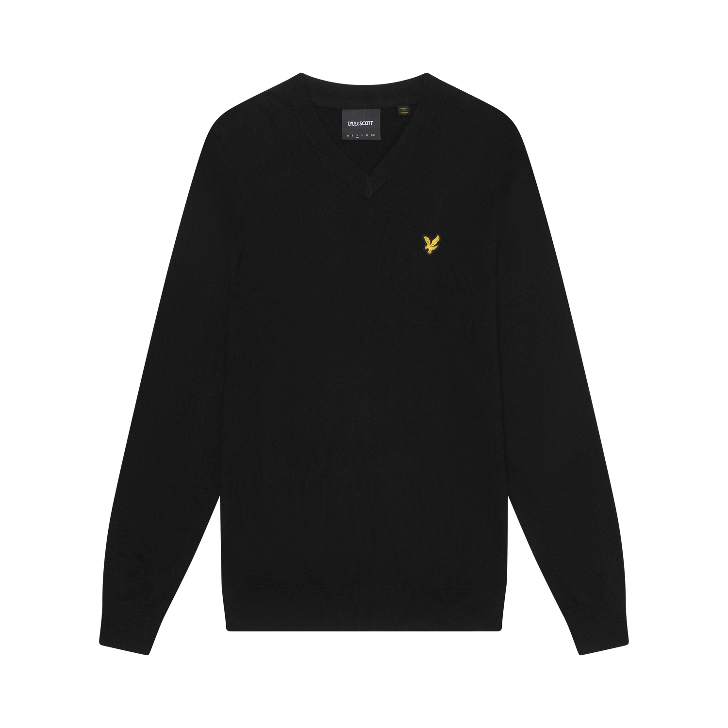 5059775850964 - Pullover mit V-Ausschnitt aus Merino-Baumwolle Lyle & Scott