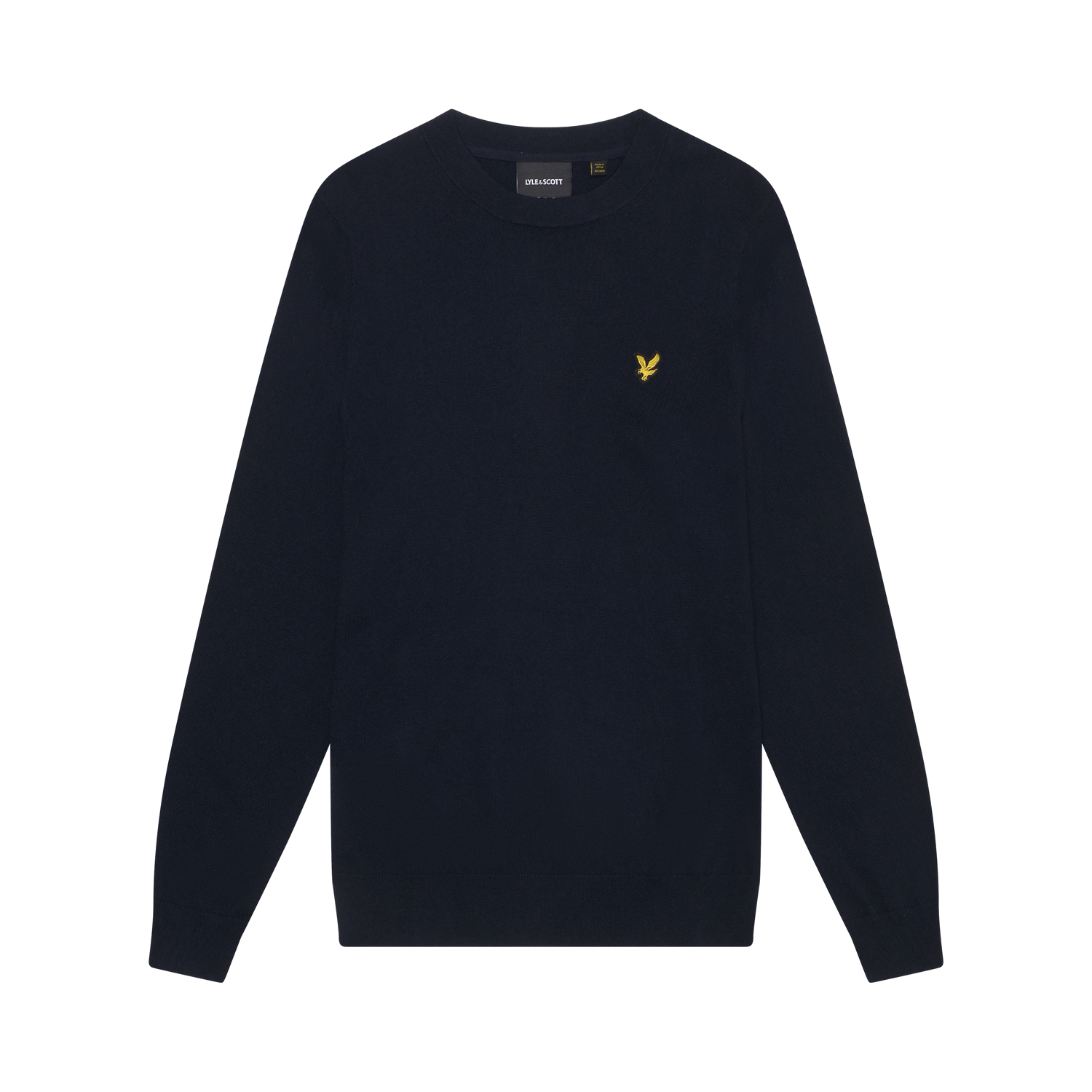 5059775852715 - Pullover mit Rundhalsausschnitt aus Merino-Baumwolle Lyle & Scott