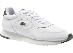 5059862172023 - LACOSTE Linetrack Sneaker atmungsaktiv dämpfend für Herren weiß 45